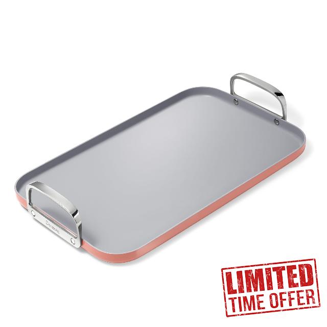 Caraway Double Burner Griddle - 19x12” Griddle Pan - Non-Stick Ceramic Coated - Non Toxic