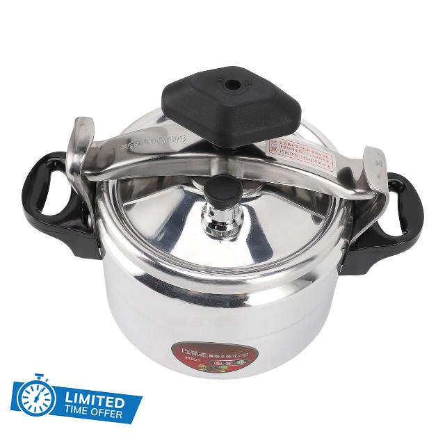 Non Stick Steamer Pot Pressure Cooker Thicken Aluminum Alloy Pressure Cooker for Cooking (9L)