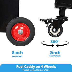 Gas can fuel caddy diesel transfer tank diesel fuel tank