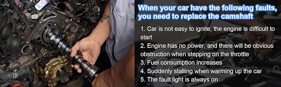 when do you need to replace your camshaft