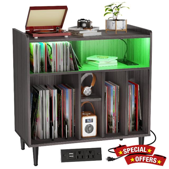 BEURUKU Record Player Stand Large
