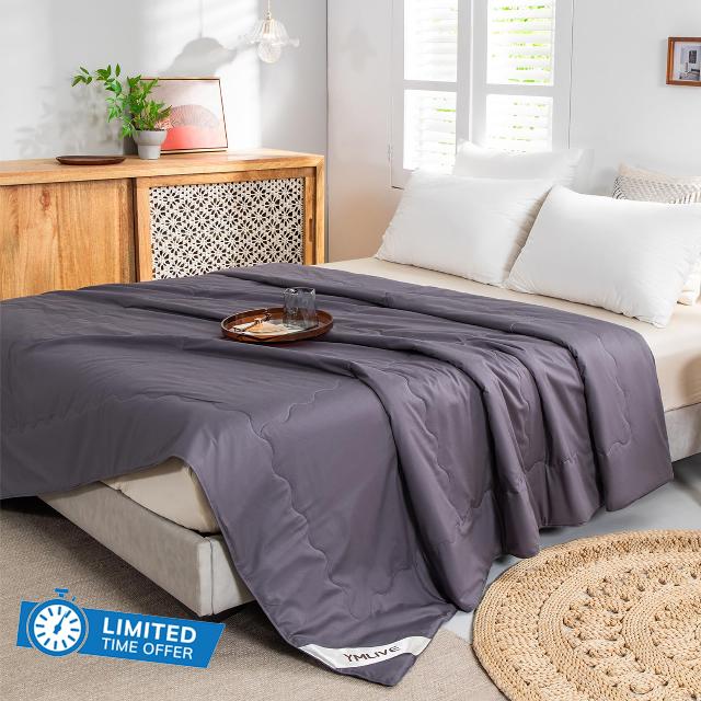YMLIVE Mulberry Silk Comforter King Size for All Season