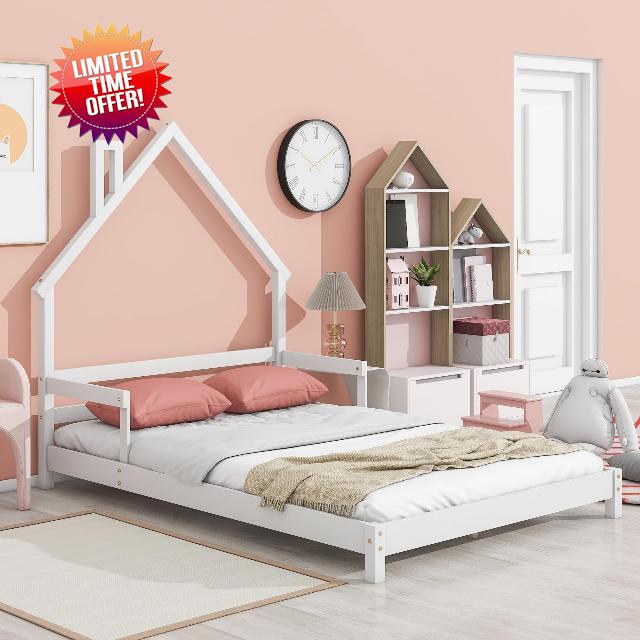 Bellemave Full Size Bed Frame for Kids