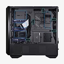 The placement for PSU is easy for installation