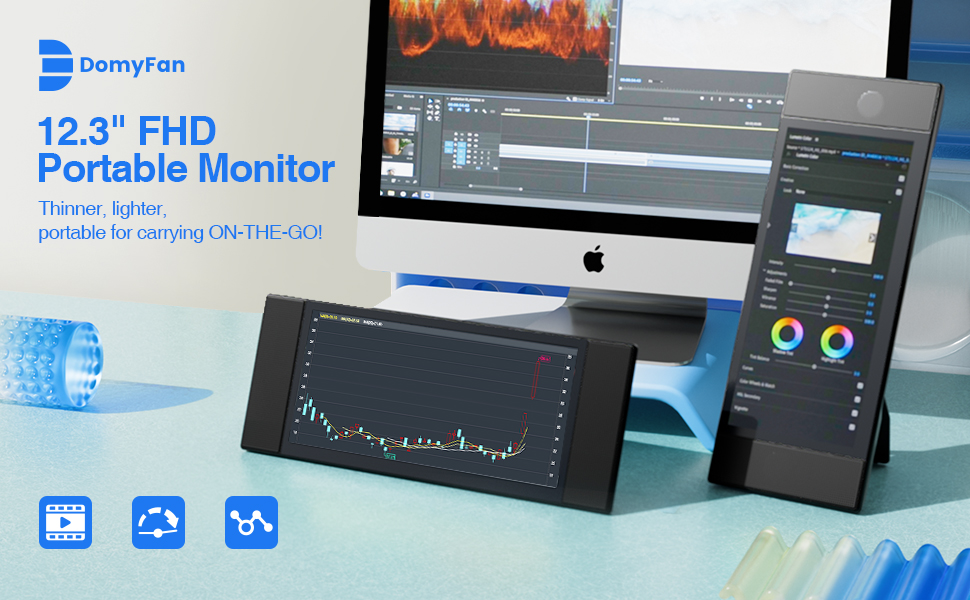Domyfan FHD Portable Monitor
