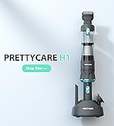 PRETTYCARE Cordless Vacuum Cleaner, 28Kpa Stick Vacuum with Powerful Brushless Motor, LED Touch D...