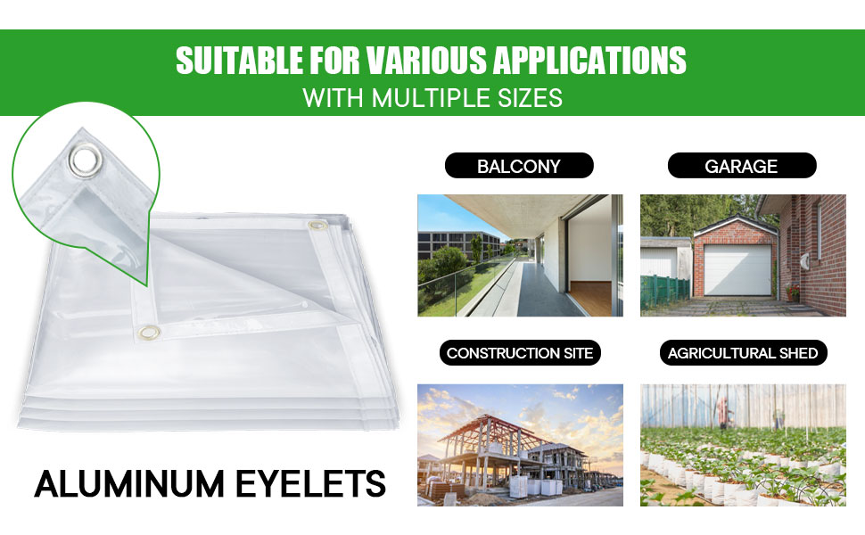 Clear PVC Tarpaulins