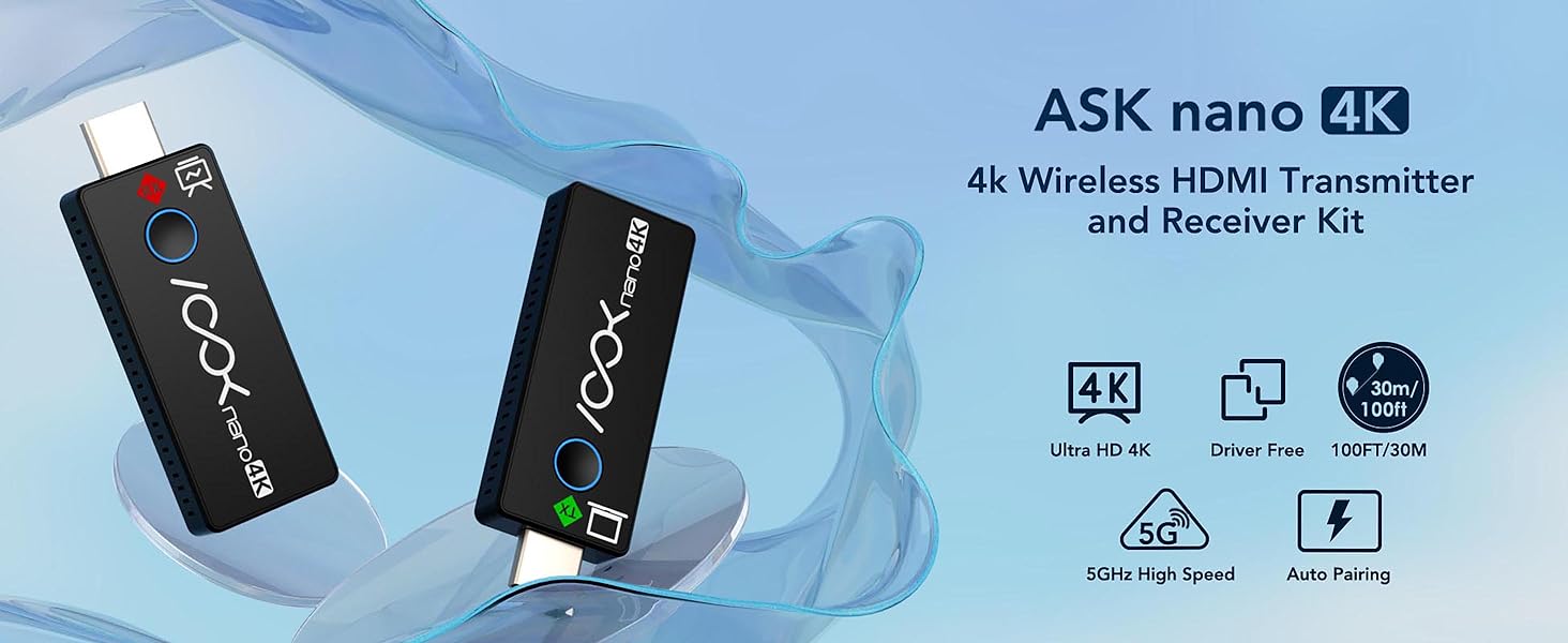 Wireless HDMI Transmitter and Receiver