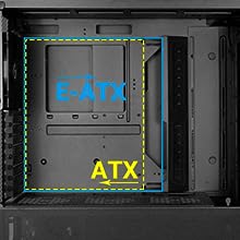 It has anti-sag bracket for perfectly horizontal GPU
