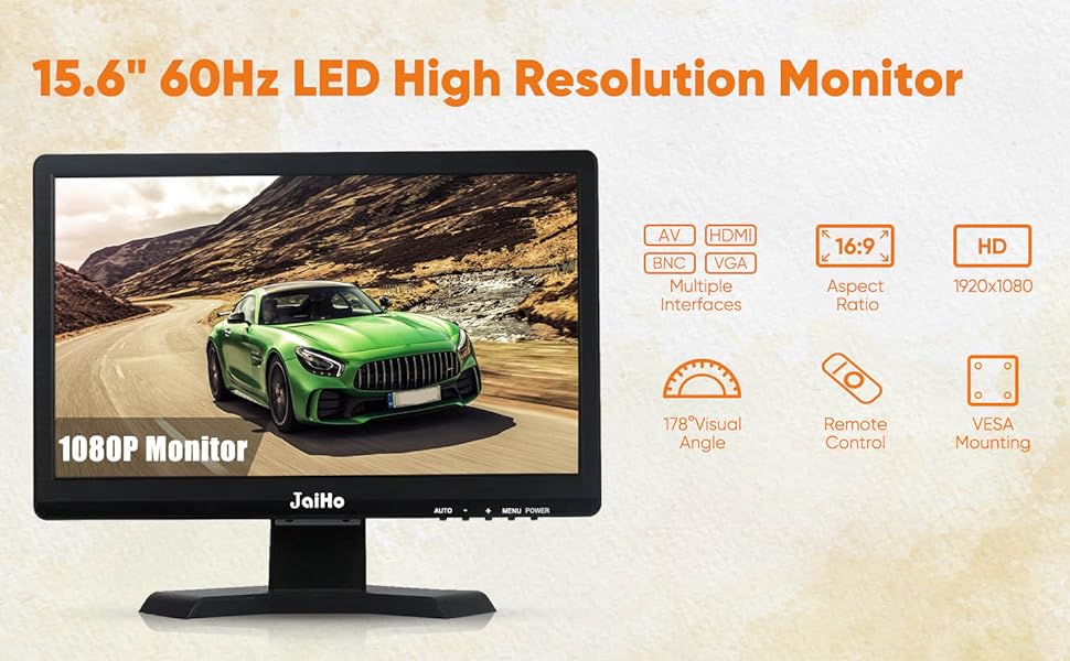 15.6 Inch computer monitors