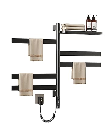 heated towel racks for bathroom