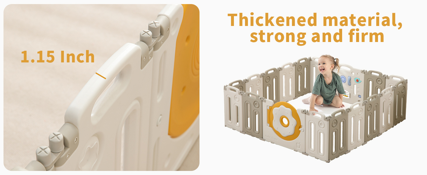 Thickened material,strong and firm