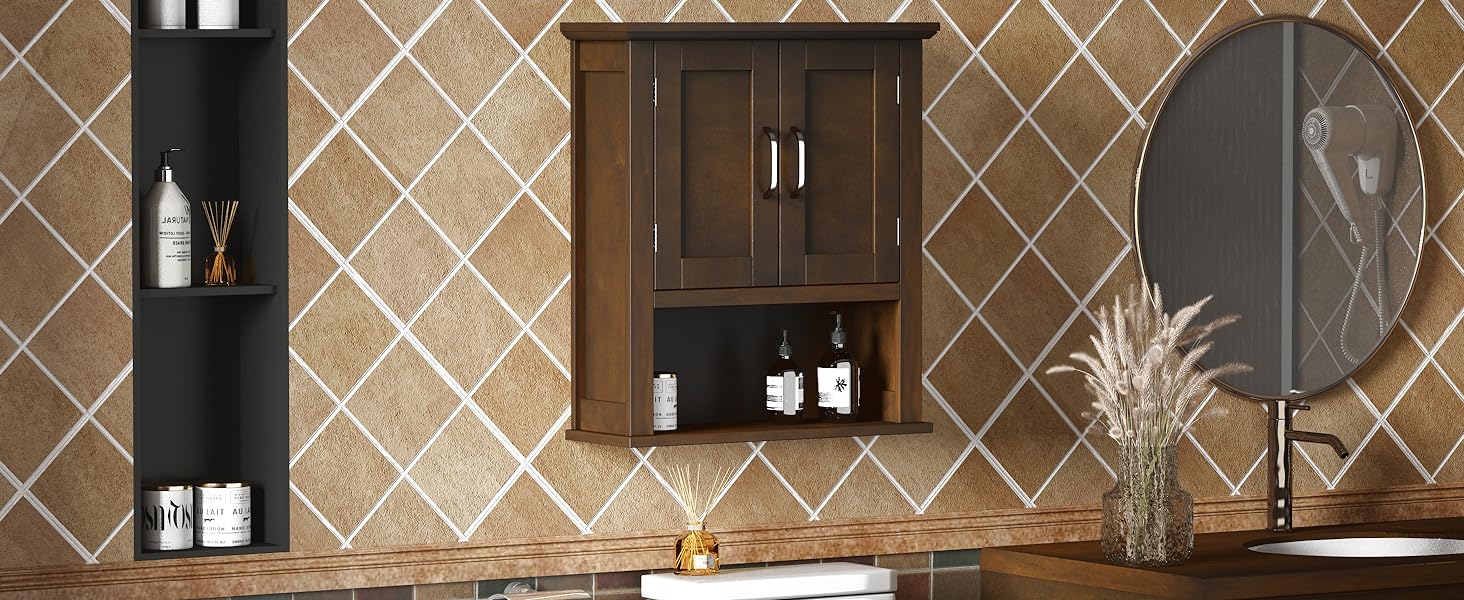 Rustic Cabinet Wall Mounted for Bathroom