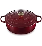 Le Creuset Signature Enameled Cast Iron Petal Braiser, 2.25qt., Sea Salt