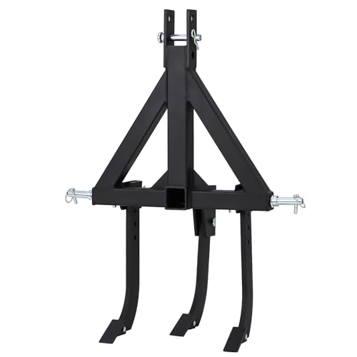 3-Point Quick Hitch Tractors with 3 Adjustable & Replaceable Ripper Shanks