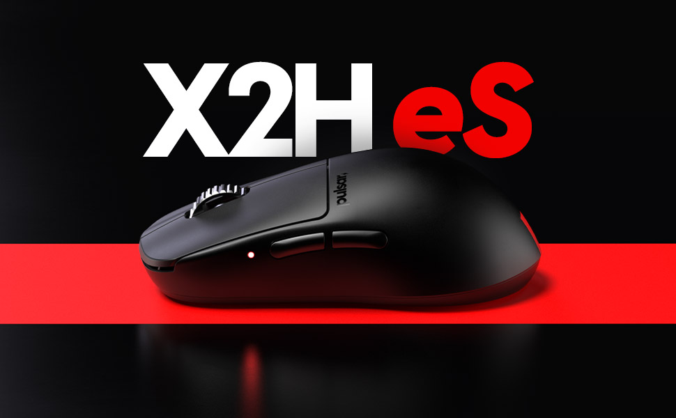 Pulsar Gaming Gears X2H eS Wireless Gaming Mouse Black