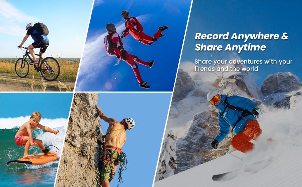 native 4k60 action camera with stabilization