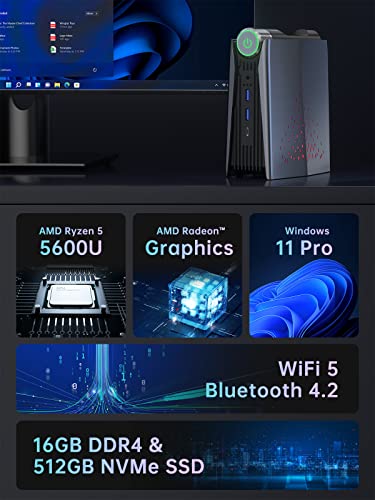 Ryzen 7 5800U (up to 4.4GHz) Desktop Computer