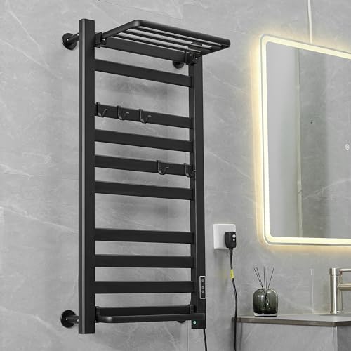 Electric Towel Warmer with Shelf