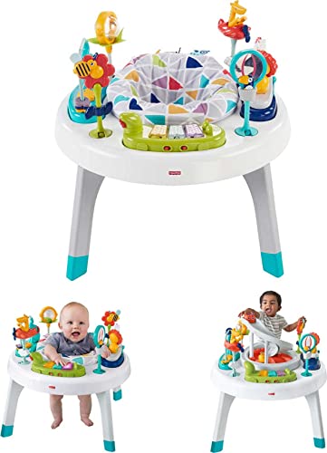 Spin ‘N Play Safari & Newborn Toys Rattle 'n Rock Maracas