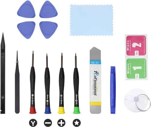 A2152 A2123 A2153 A2154 LCD Assembly and Glass Touch Digitizer Premium Repair Kit with Tools - Black
