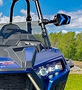 AUDEXEN 210W RZR LED Headlight, DOT Approved, High/Low Beam Turn Signals and DRL Compatible with ...