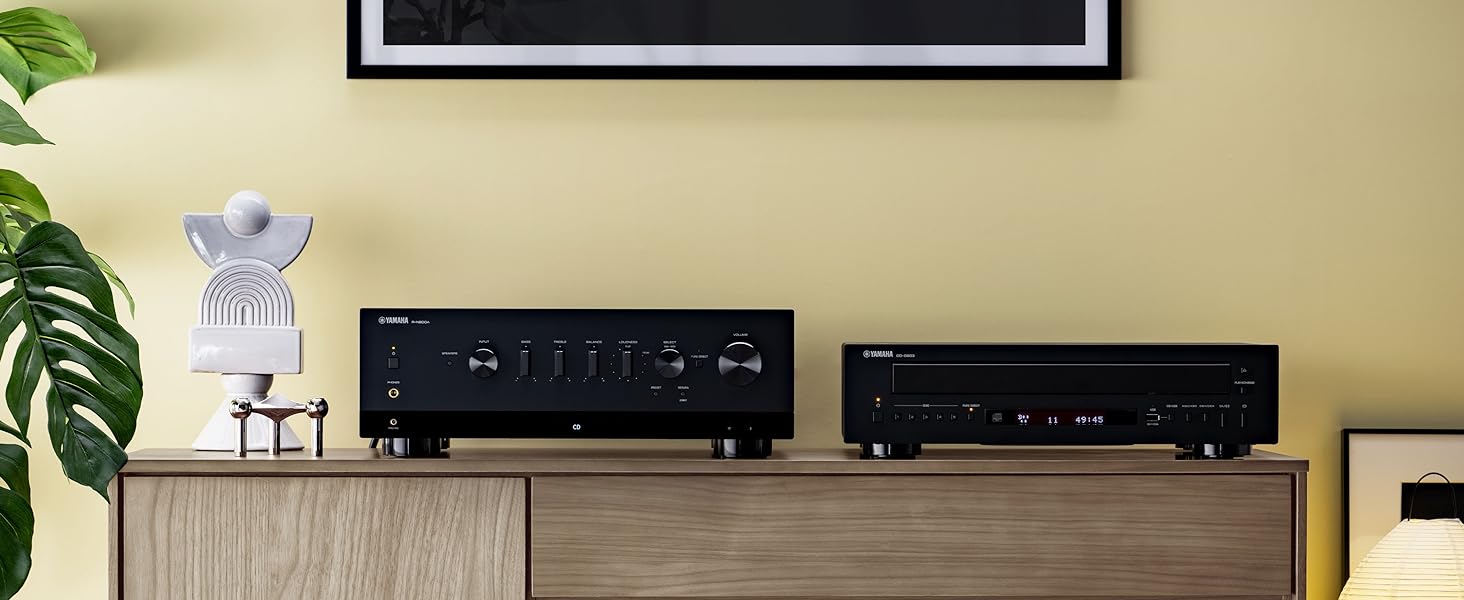 Yamaha CD-C603 with R-N800