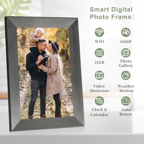 IPS HD Touch Screen Cloud Smart Photo Frames with Built-in 32GB Memory