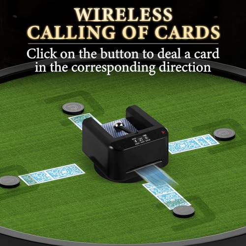 2-8 Player Casino Playing Card Table for Texas Holdem Blackjack Games As Gifts