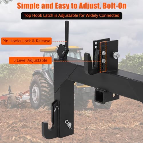 3000 LBS Lifting Capacity Tractor Quick Hitch