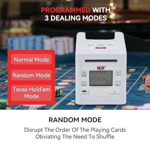 360°Rotating Card Shuffler and Dealer Machine for UNO