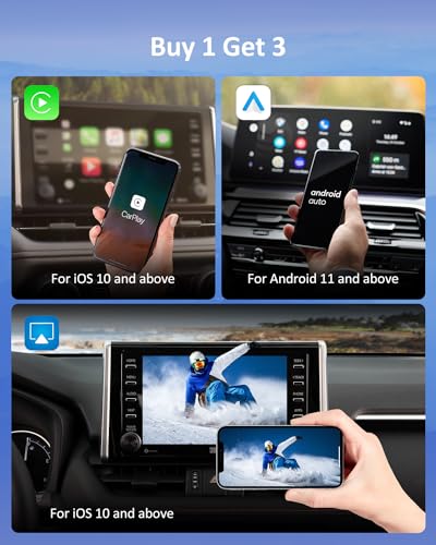 2024 Upgrade Wireless Car Dongle for Factory Wired CarPlay Cars from 2016