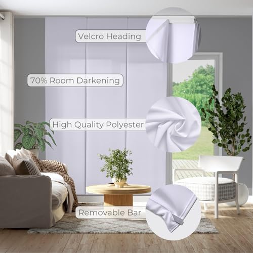 Large Windows & Closet Doors - 96" W x 96" L - Beautiful Lotus