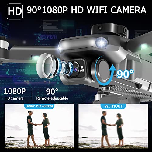 1080P HD Foldable FPV Remote Control Quadcopter