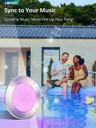 12V 54Watt 50FT Swimming Pool Lights with RGB Multi-Color