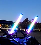 AUDEXEN New Upgraded 2FT RGB Whip Lights with Anti-Fracture Spring Base, Spiral Led Whip Light wi...