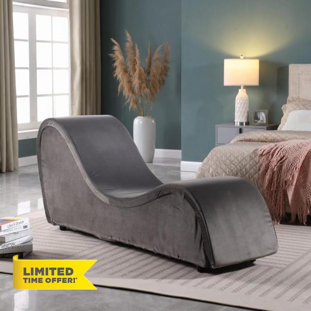 JUBILOOM Yoga Chaise Lounge Chair - Ergonomic Design for Adults