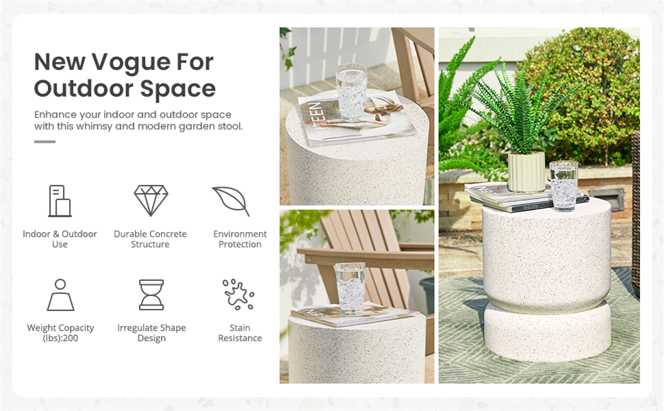 outdoor side table