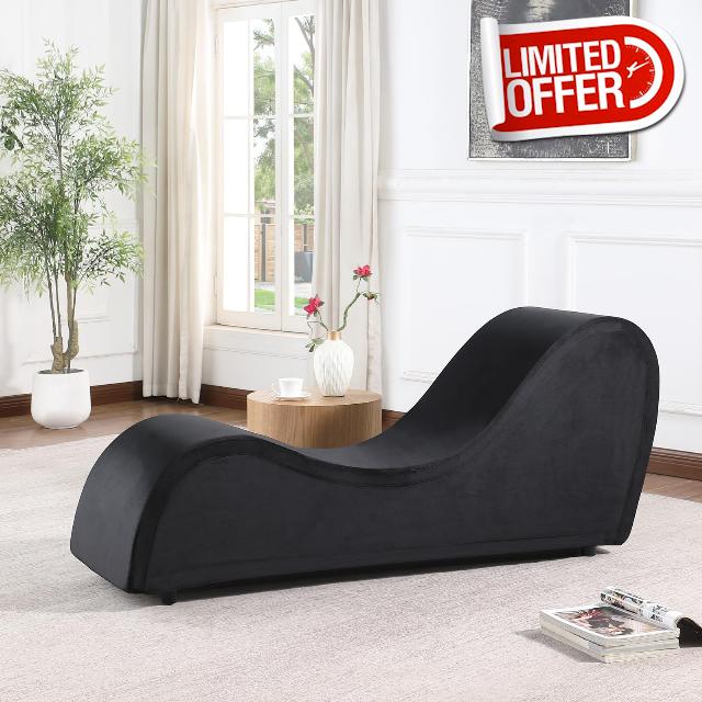 JUBILOOM Yoga Chaise Lounge Chair - Ergonomic Design for Adults