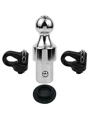 60692 Puck System Gooseneck Hitch Ball Kit for Ford Chevrolet Silverado GMC Sierra Nissan Titan XD