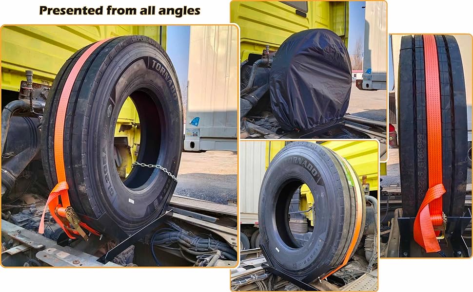 Semi Truck Spare Tire Rack