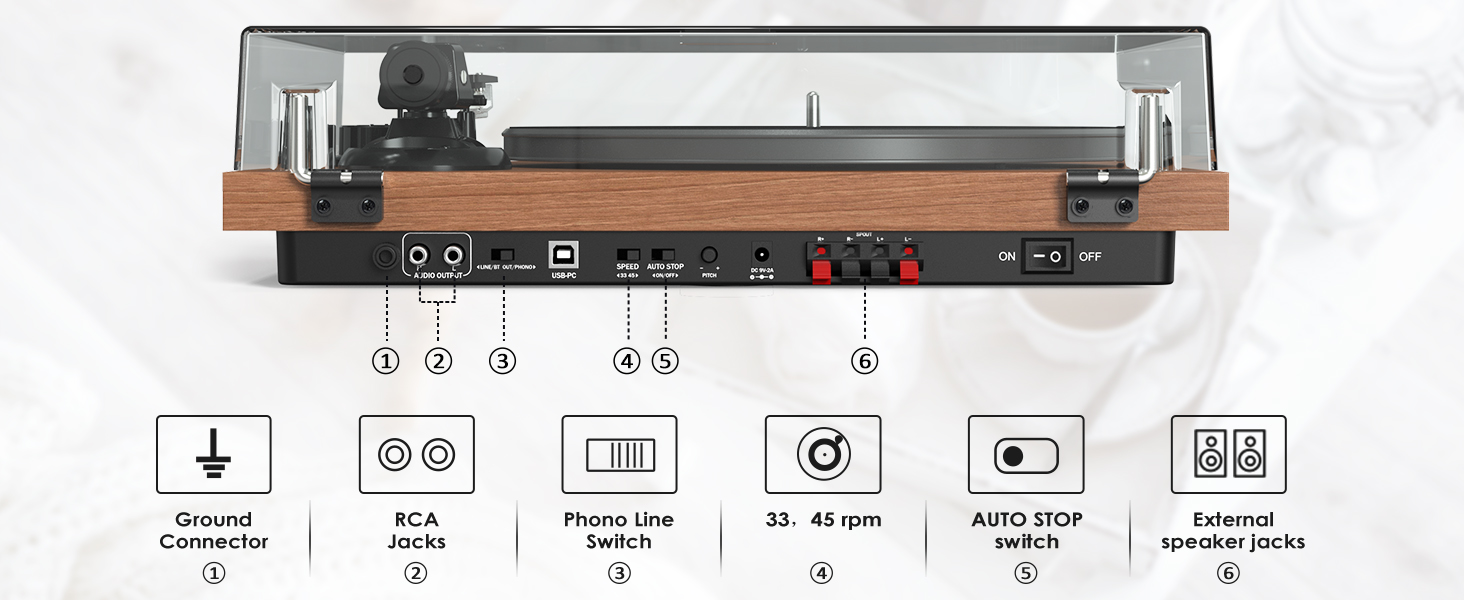 Record Player Turntable