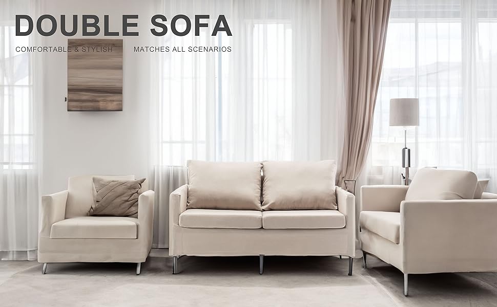 double sofa