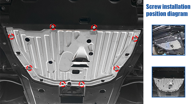 ngine Case Guard Under Car Shield Cover MPN 74110-TBA-A00 90674-TY2-A01 Engine Splash Guard