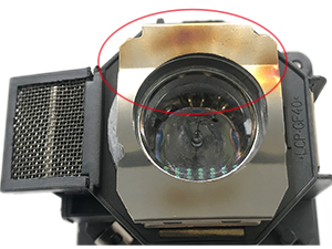 Poor contact, melted by heat