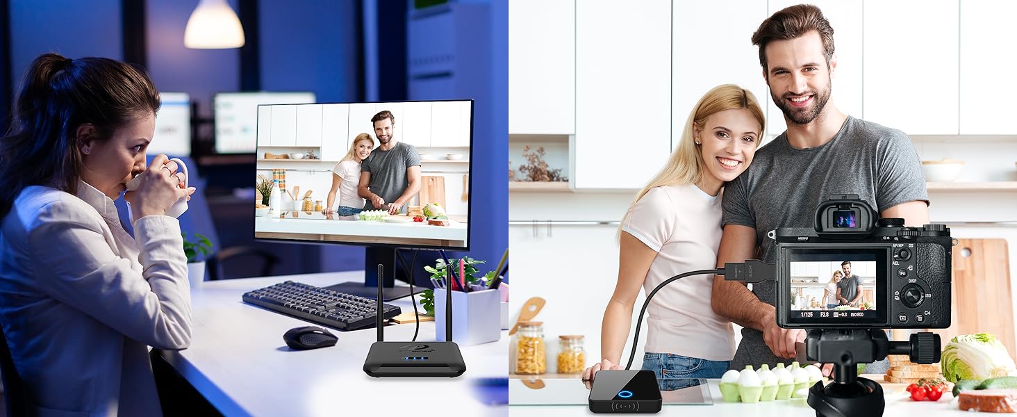 Wireless HDMI Transmitter and Receiver