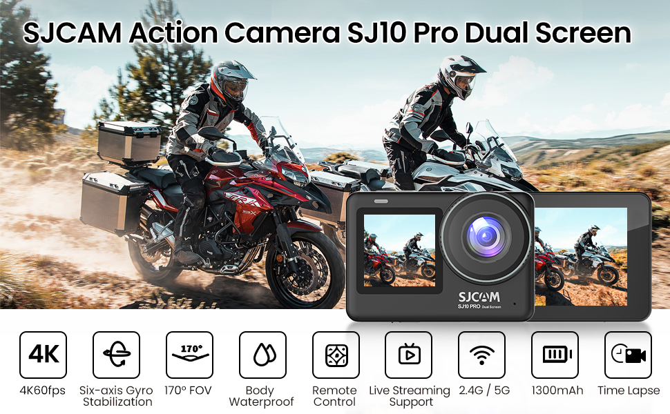sjcam sj10pro action camera