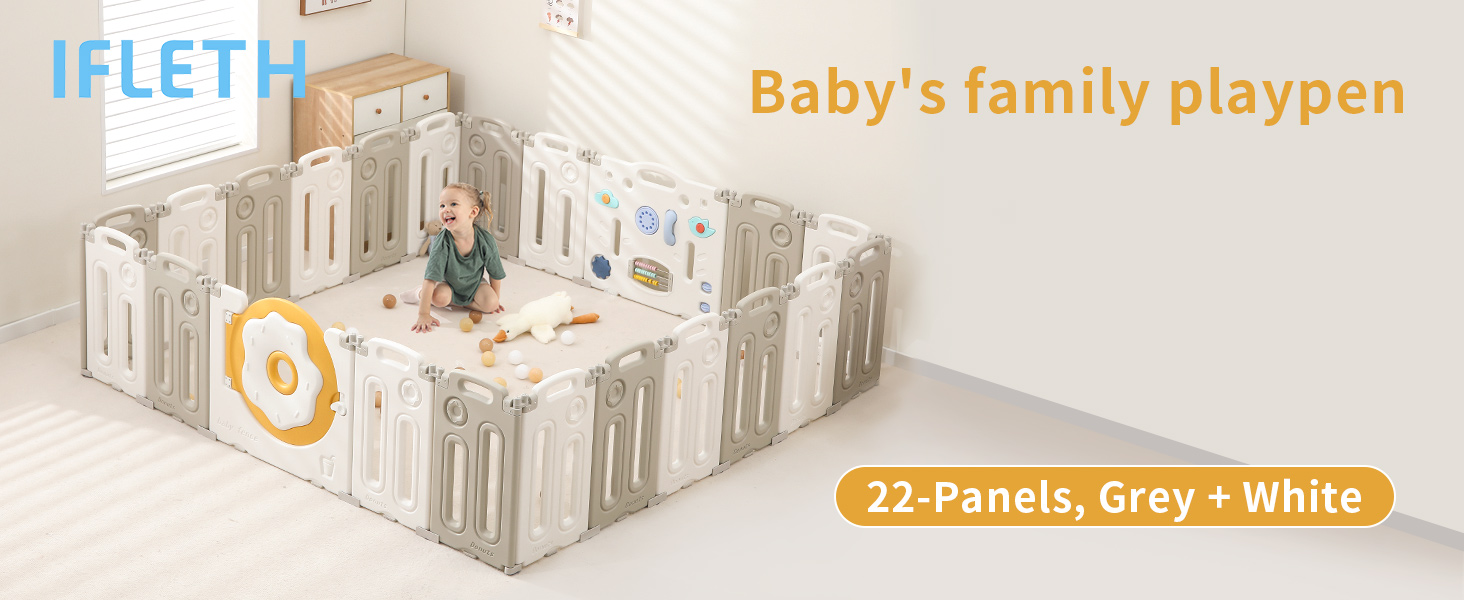 22-Panels,Grey+White