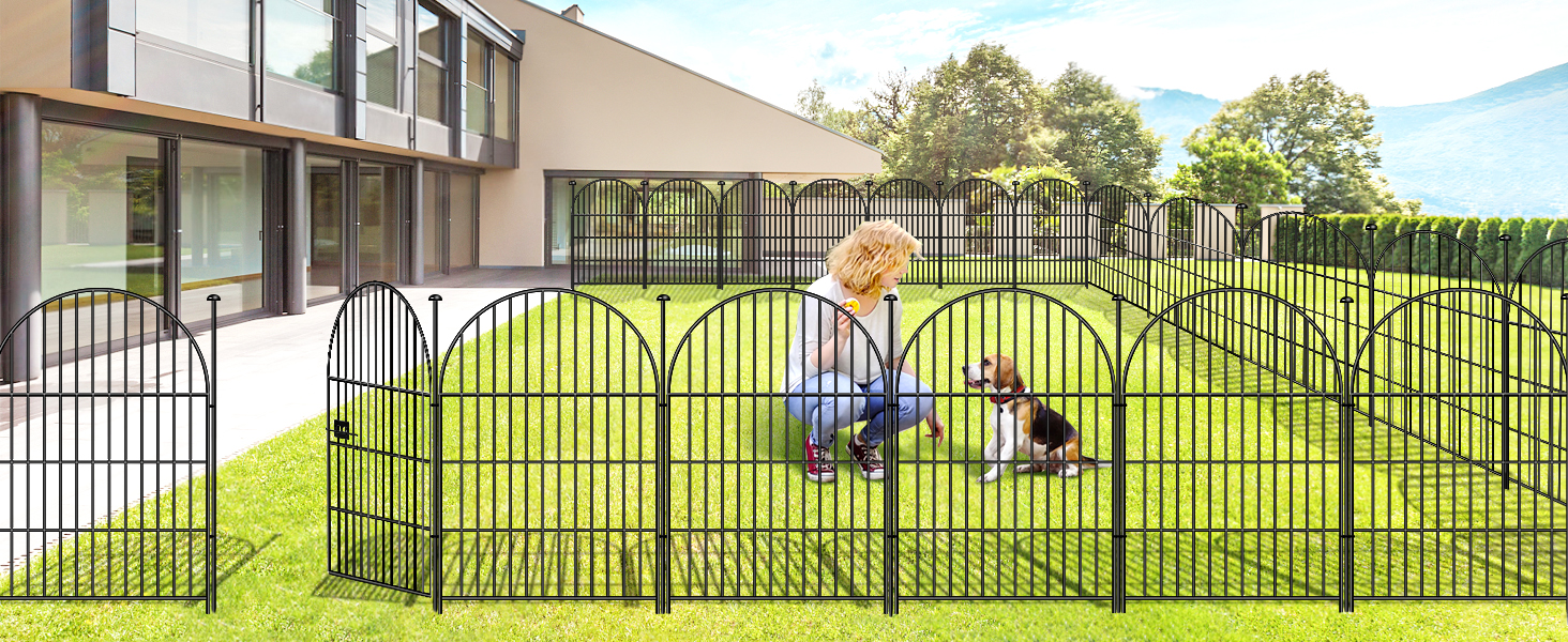 garden fence with gate