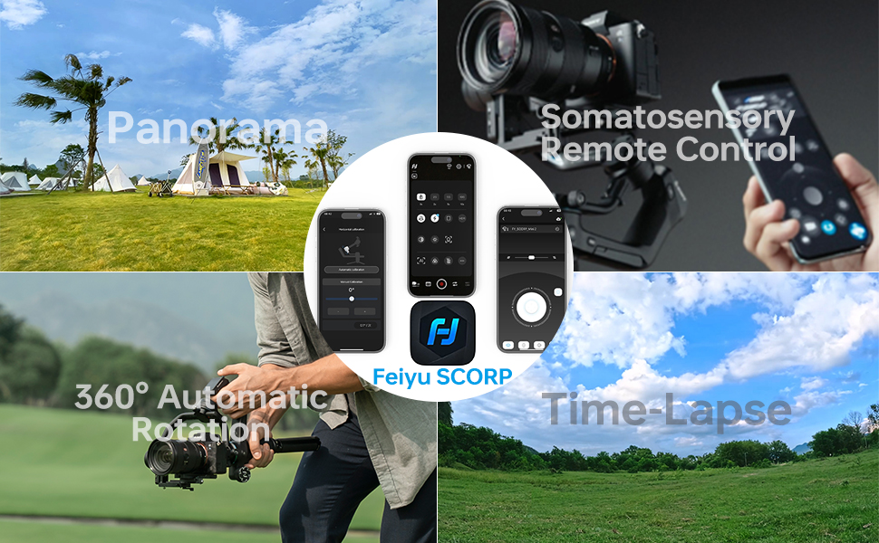 Connect Feiyu SCORP APP to Achieve more Functions